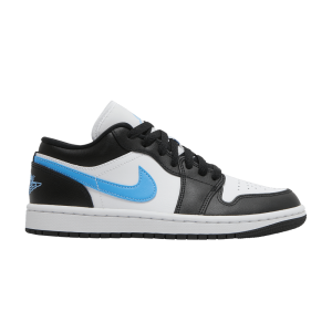 Jordan 1 Low Black University Blue White (Women's)